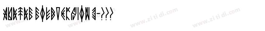 Akatab BoldVersion 3字体转换